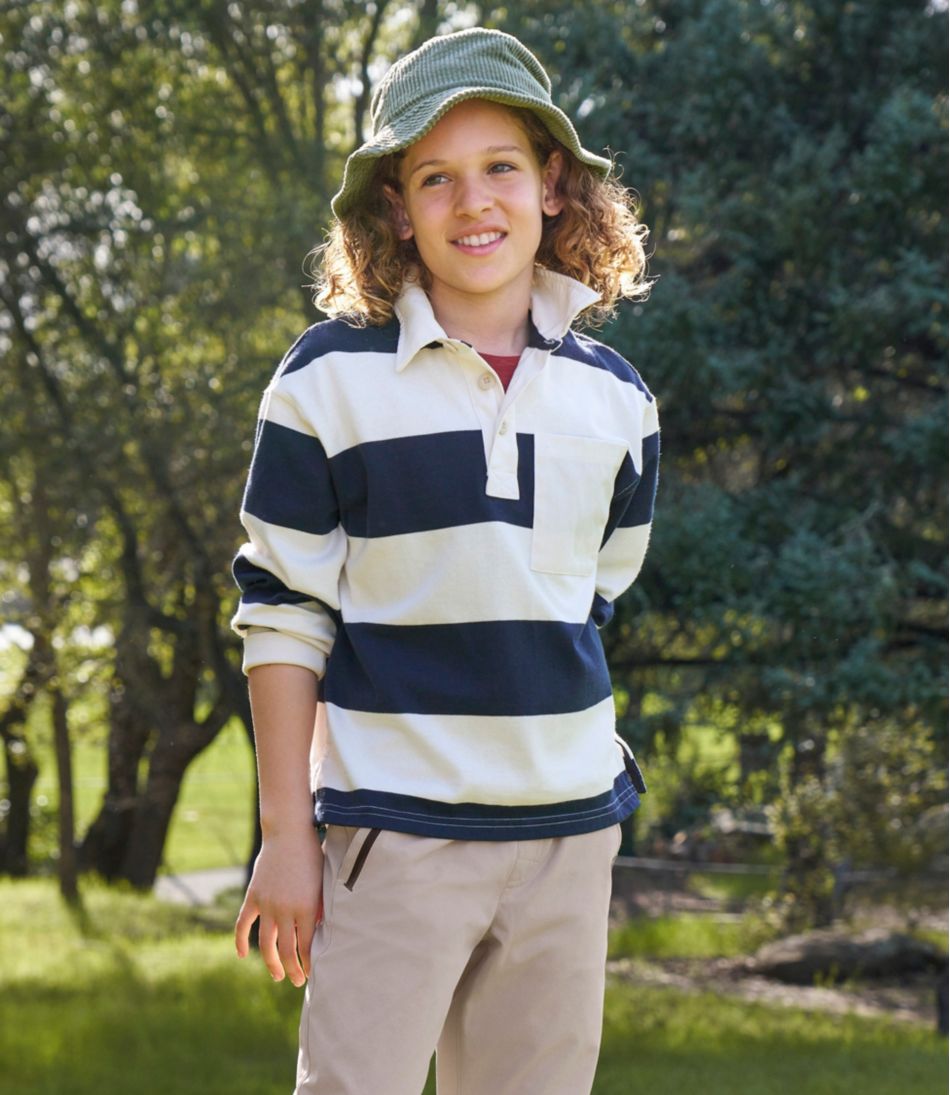 L.L.Bean Kids' Striped Rugby Shirt CLOTHING