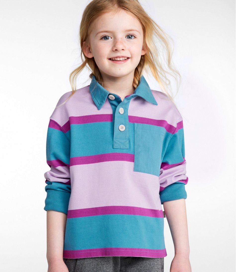 L.L.Bean Kids' Striped Rugby Shirt CLOTHING