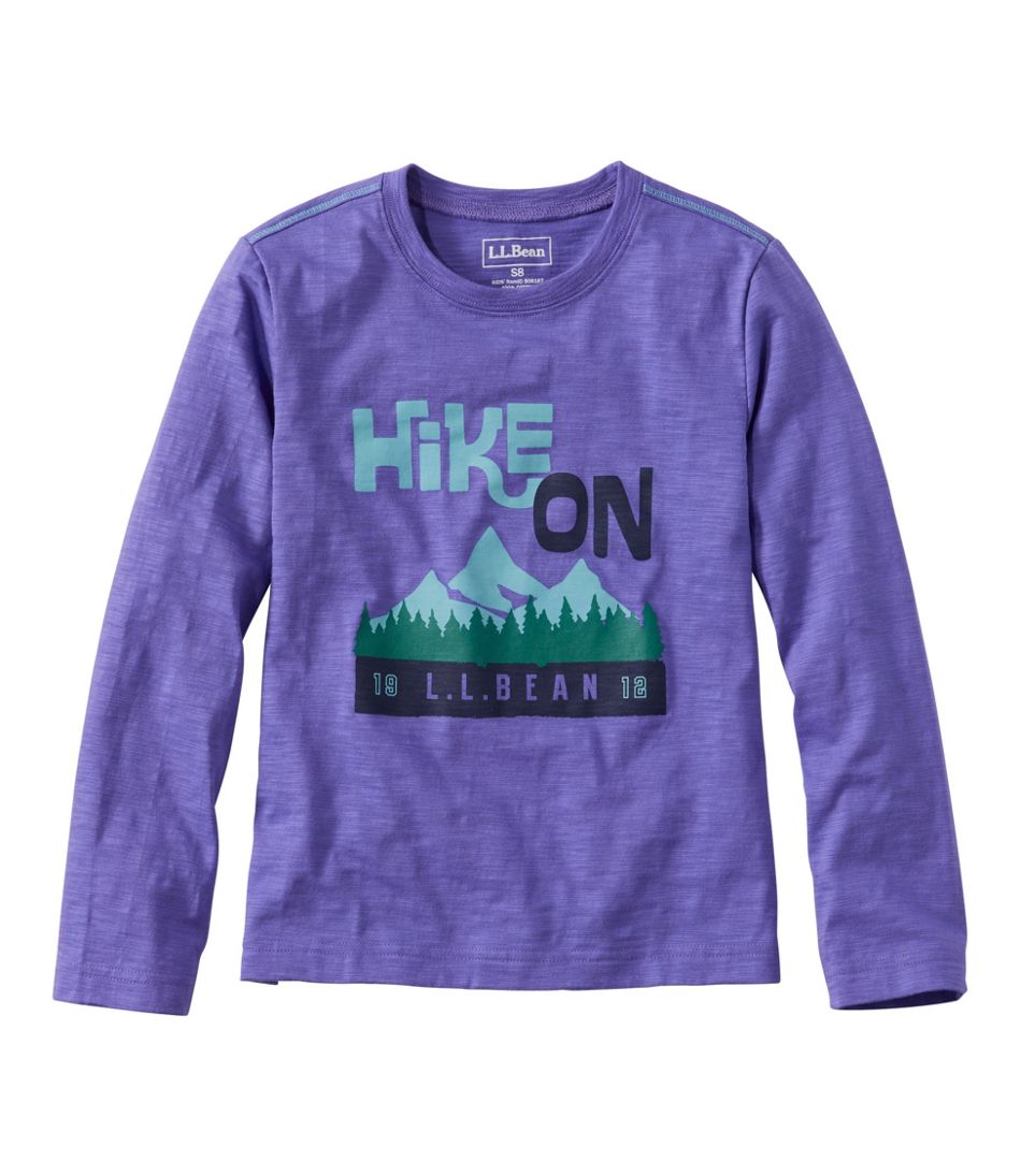 L.L.Bean Kids' Graphic Tee, Long-Sleeve Glow-in-the-Dark CLOTHING