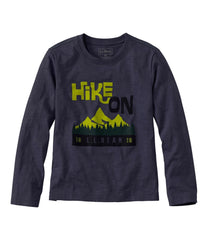 L.L.Bean Kids' Graphic Tee, Long-Sleeve Glow-in-the-Dark CLOTHING