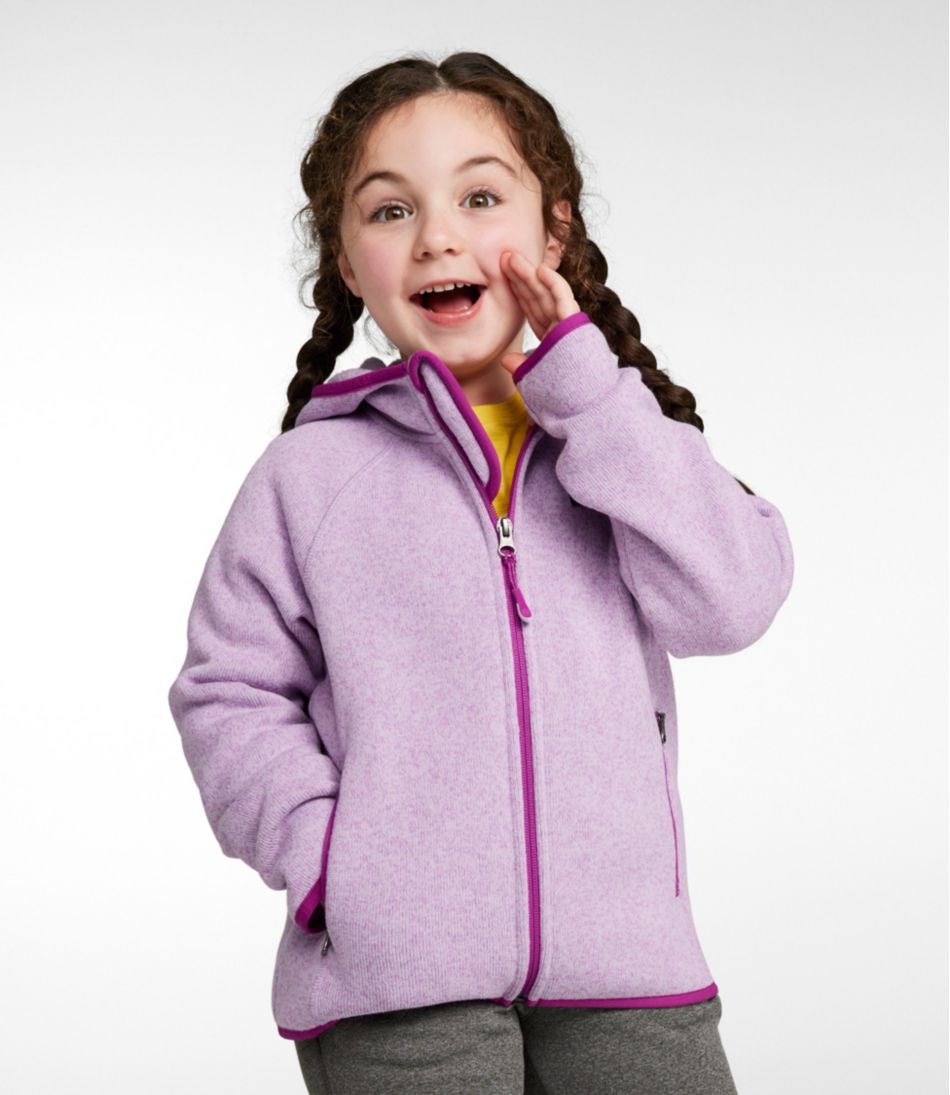 L.L.Bean Kids' Sweater Fleece, Hooded CLOTHING|OUTERWEAR