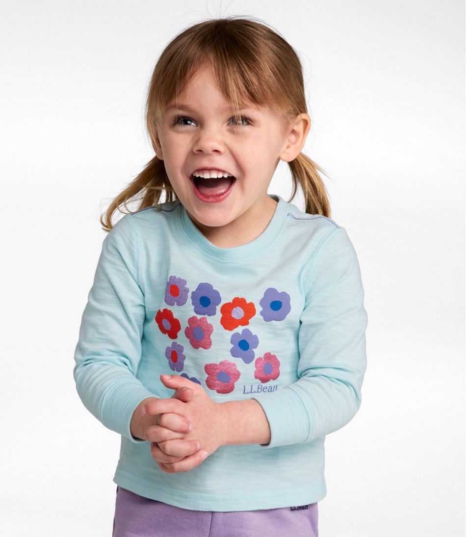 L.L.Bean Infants' and Toddlers' Graphic Tee, Long-Sleeve Glow-in-the-Dark CLOTHING