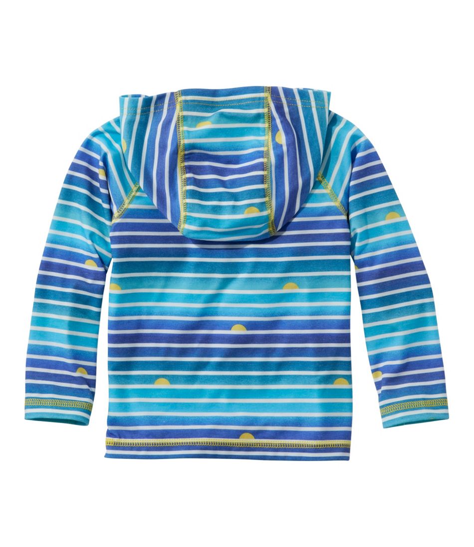 L.L.Bean Toddlers' Everyday SunSmart® Hooded Tee, Long-Sleeve Stripe CLOTHING|SALE
