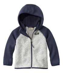 L.L.Bean Infants' and Toddlers' Sweater Fleece, Hooded Colorblock CLOTHING|OUTERWEAR|SALE