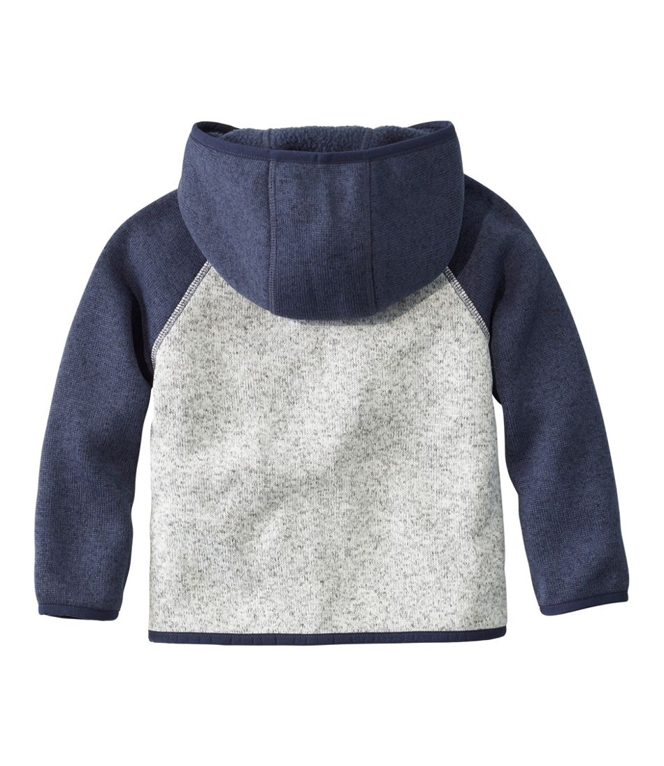 L.L.Bean Infants' and Toddlers' Sweater Fleece, Hooded Colorblock CLOTHING|OUTERWEAR|SALE