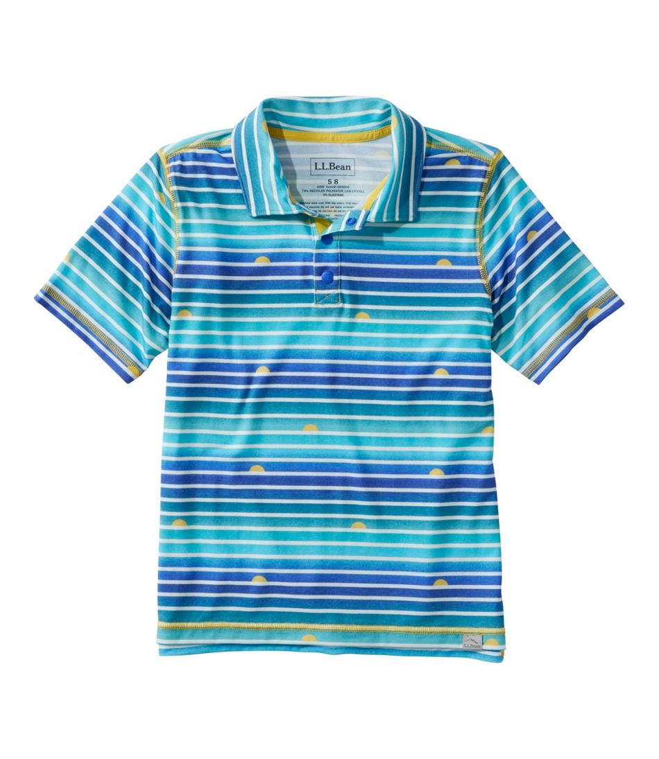 L.L.Bean Kids' Everyday SunSmart® Polo, Print CLOTHING