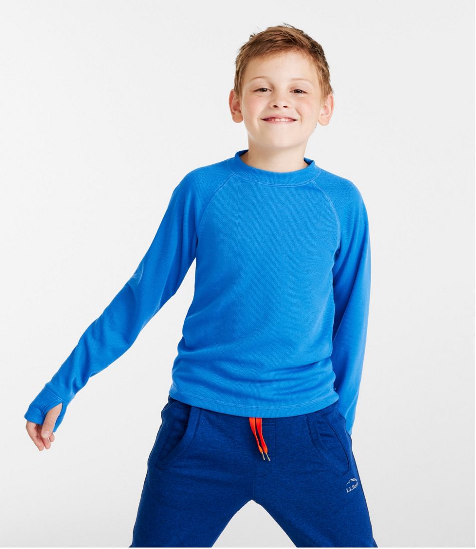 L.L.Bean Kids' Wicked Warm Midweight Long Underwear, Top CLOTHING
