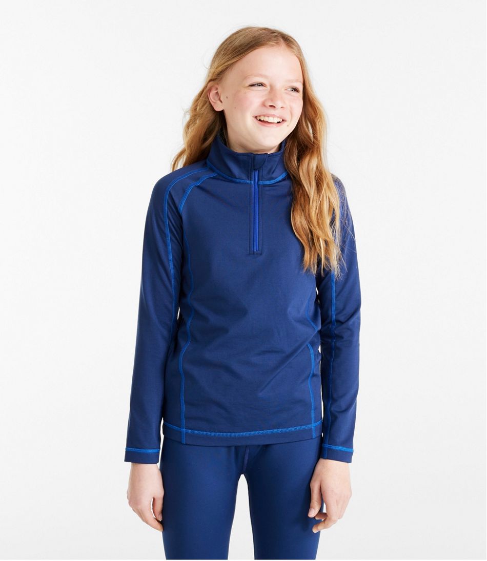 L.L.Bean Kids' Wicked Warm Long Underwear, Expedition-Weight Top CLOTHING