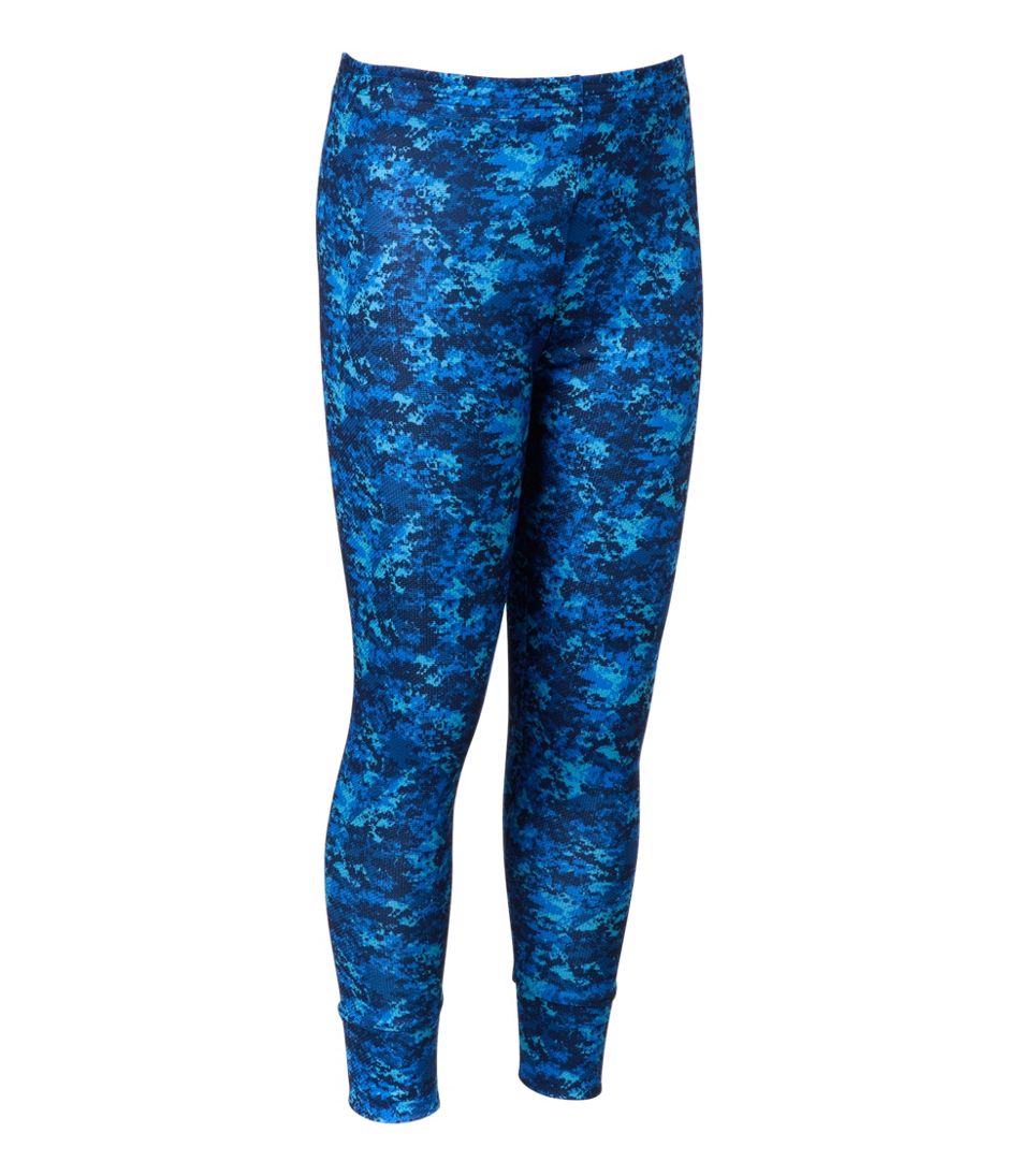 L.L.Bean Kids' Wicked Warm Midweight Long Underwear, Pants Print CLOTHING