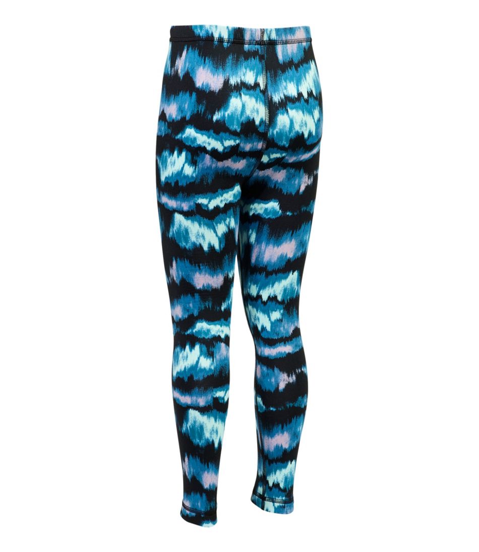 L.L.Bean Kids' Wicked Warm Long Underwear, Expedition-Weight Print Pants CLOTHING