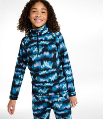 L.L.Bean Little Kids' Wicked Warm Long Underwear, Expedition-Weight Print Top CLOTHING