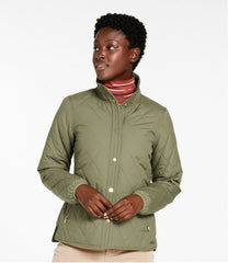 L.L.Bean Women's Bean's Cozy Quilted Jacket OUTERWEAR|SALE