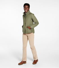 L.L.Bean Women's Bean's Cozy Quilted Jacket OUTERWEAR|SALE