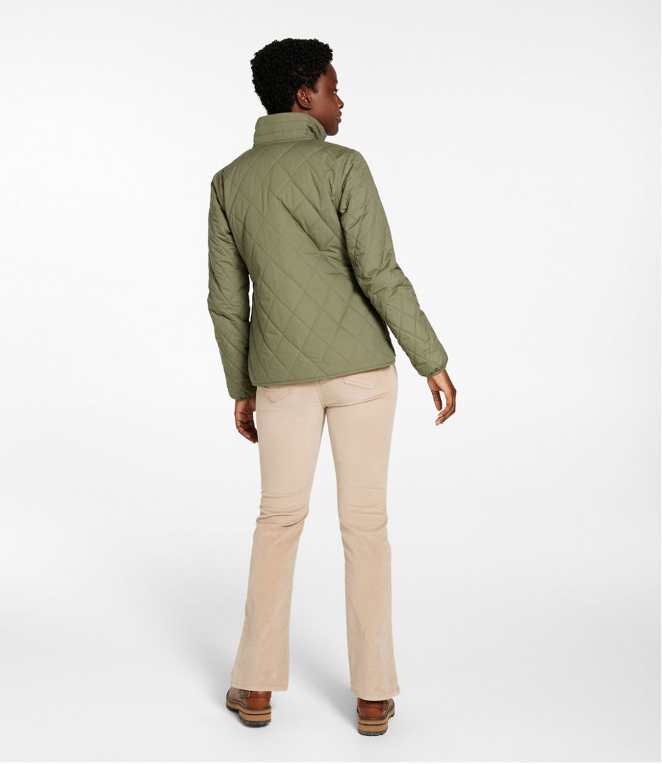L.L.Bean Women's Bean's Cozy Quilted Jacket OUTERWEAR|SALE