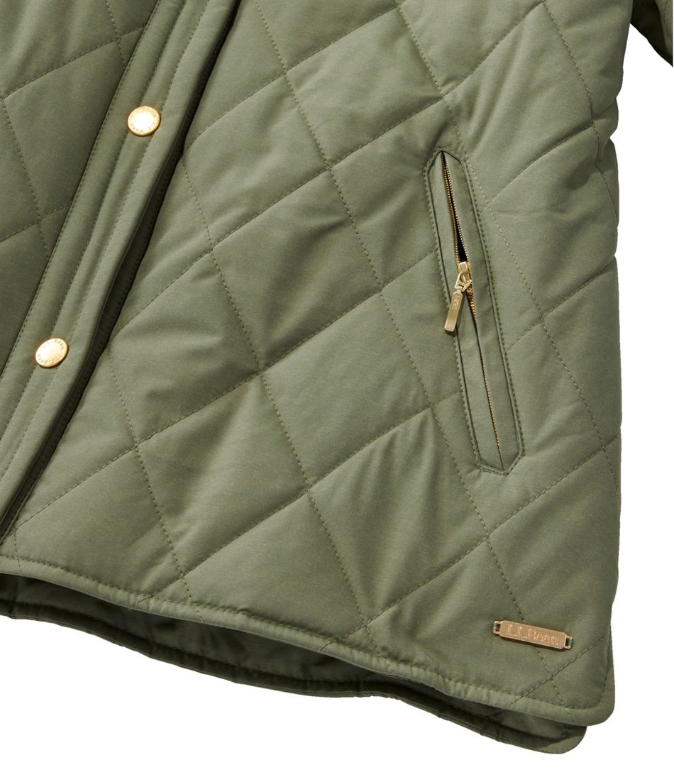 L.L.Bean Women's Bean's Cozy Quilted Jacket OUTERWEAR|SALE