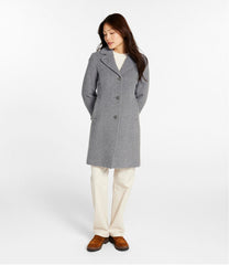 L.L.Bean Women's Classic Lambswool Polo Coat, Three-Quarter Length OUTERWEAR