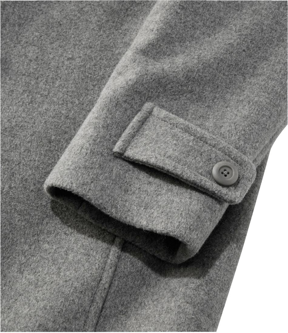 L.L.Bean Women's Classic Lambswool Polo Coat, Three-Quarter Length OUTERWEAR