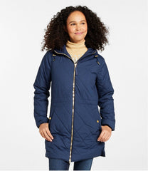 L.L.Bean Women's Bean's Cozy Quilted Coat OUTERWEAR|SALE