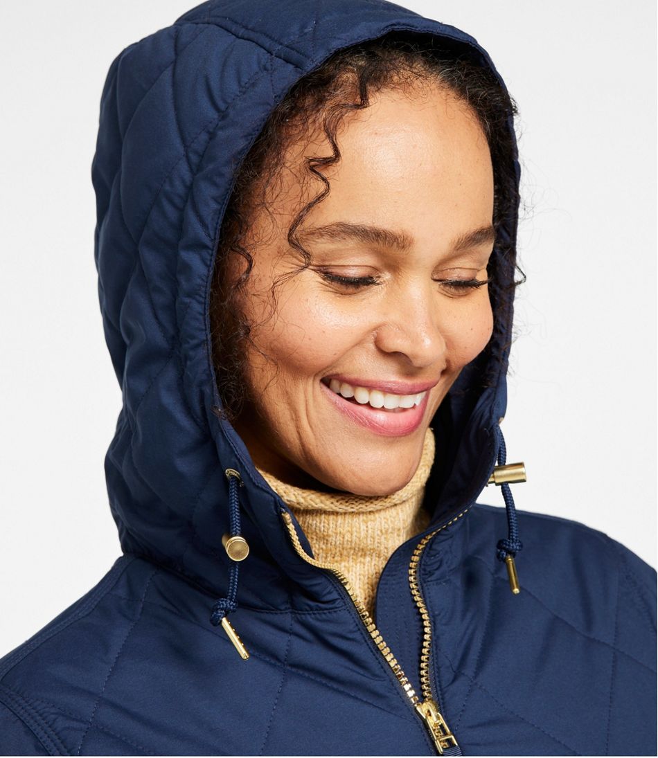 L.L.Bean Women's Bean's Cozy Quilted Coat OUTERWEAR|SALE