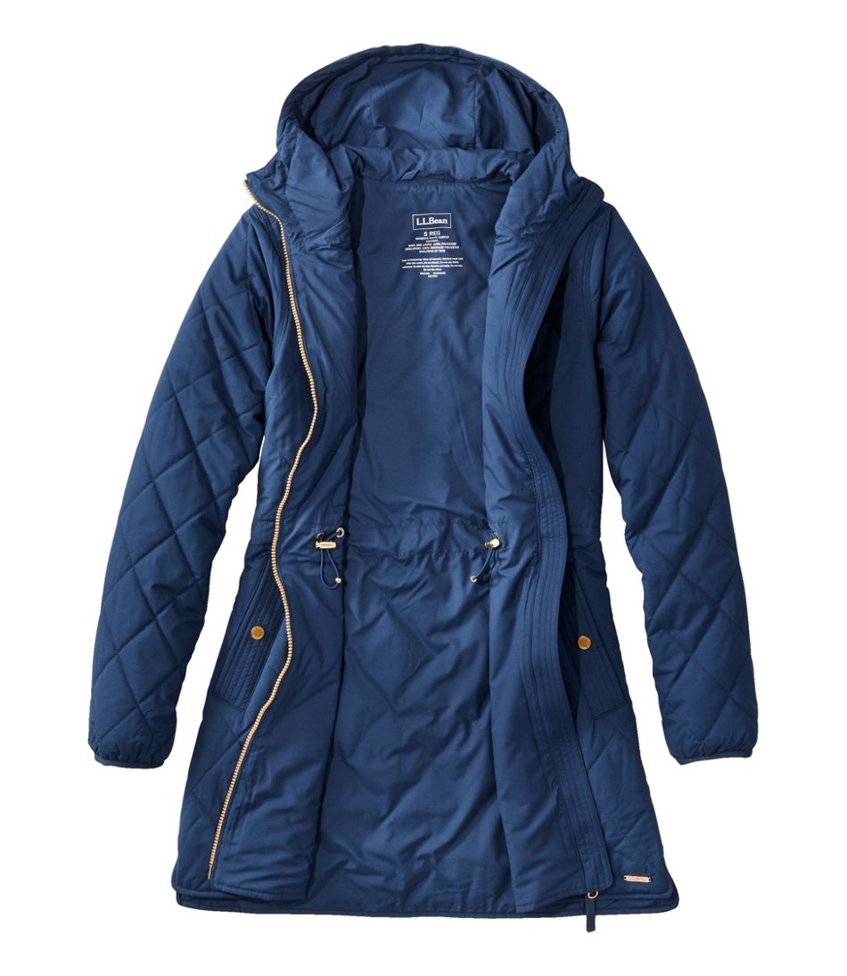 L.L.Bean Women's Bean's Cozy Quilted Coat OUTERWEAR|SALE