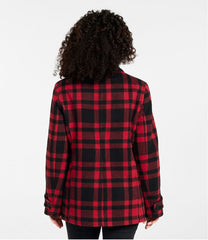 L.L.Bean Women's Classic Lambswool Peacoat, Pattern OUTERWEAR