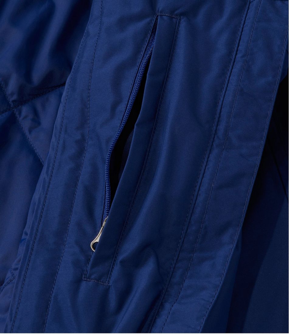 L.L.Bean Women's H2OFF Raincoat, PrimaLoft-Lined OUTERWEAR