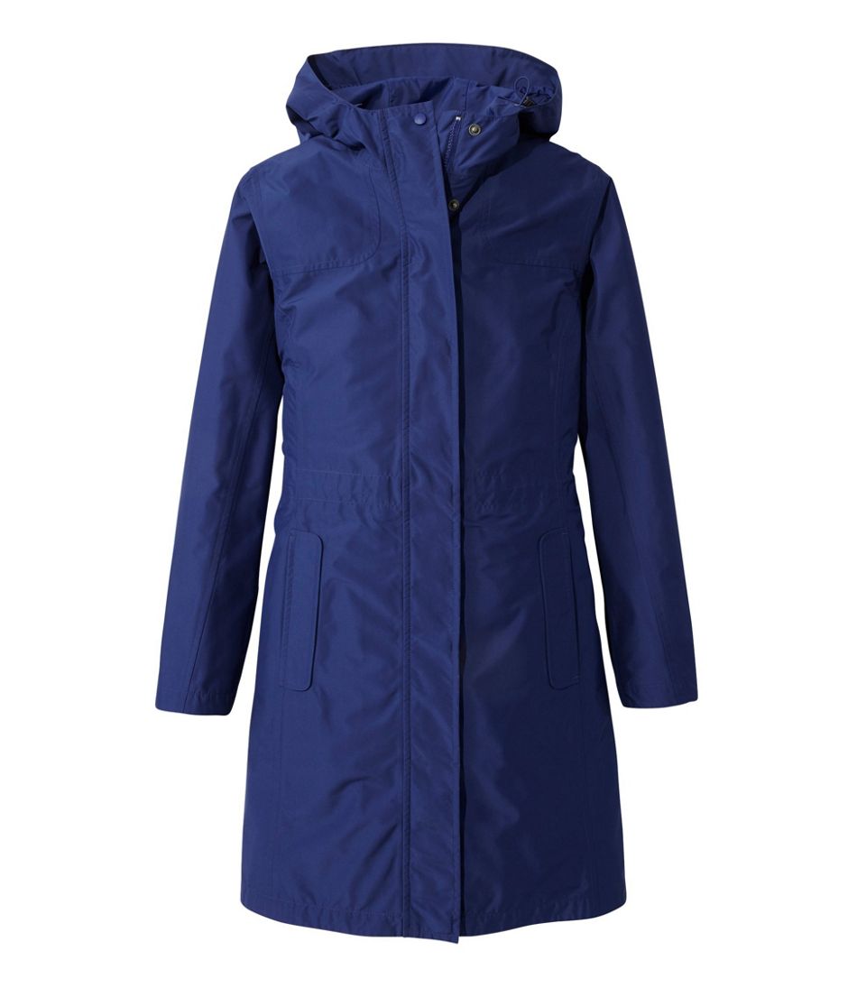 L.L.Bean Women's H2OFF Raincoat, Mesh-Lined OUTERWEAR