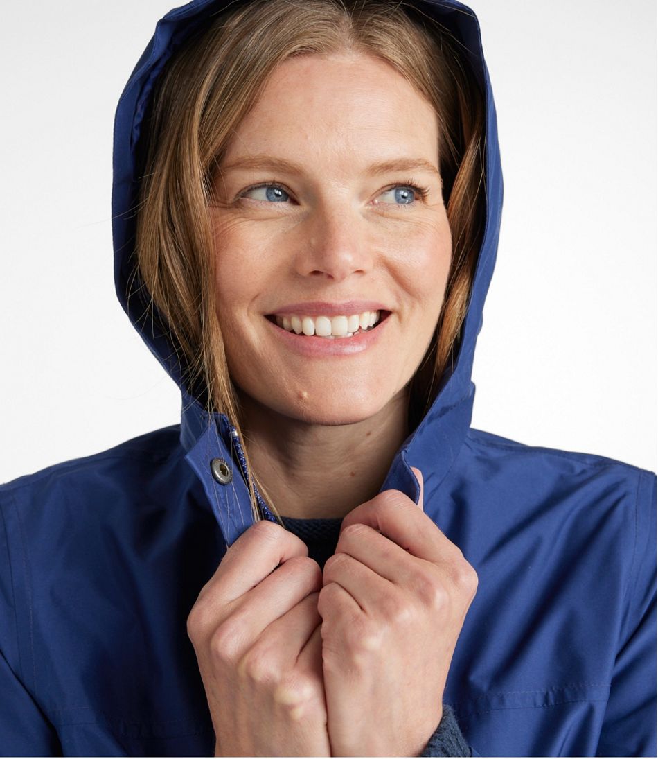L.L.Bean Women's H2OFF Raincoat, Mesh-Lined OUTERWEAR