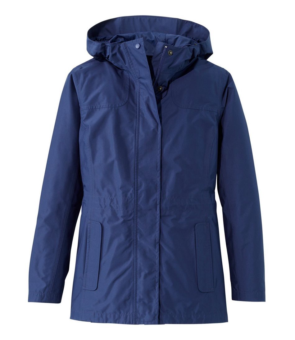 L.L.Bean Women's H2OFF Rain Jacket, PrimaLoft-Lined OUTERWEAR