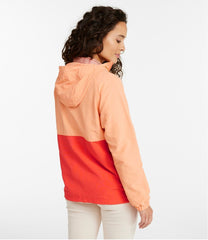 L.L.Bean Women's Mountain Classic Anorak, Colorblock OUTERWEAR|SALE