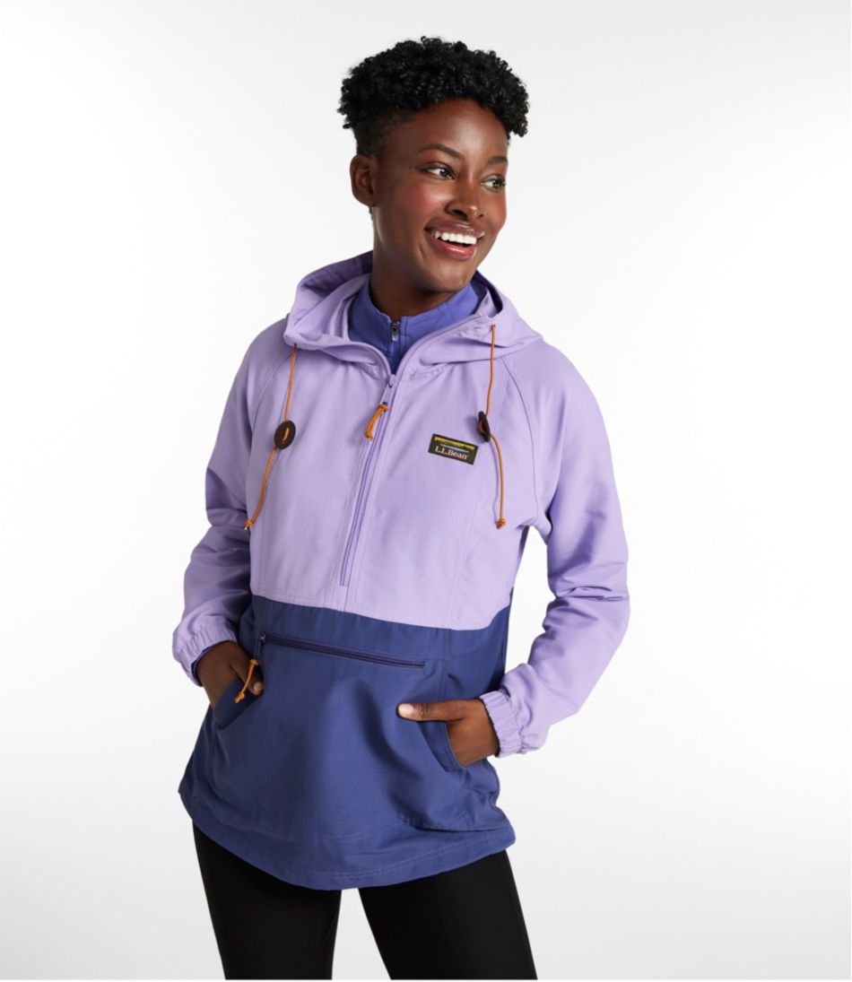 L.L.Bean Women's Mountain Classic Anorak, Colorblock OUTERWEAR|SALE
