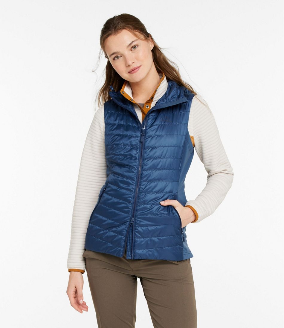 L.L.Bean Women's PrimaLoft Packaway Long Vest OUTERWEAR|SALE