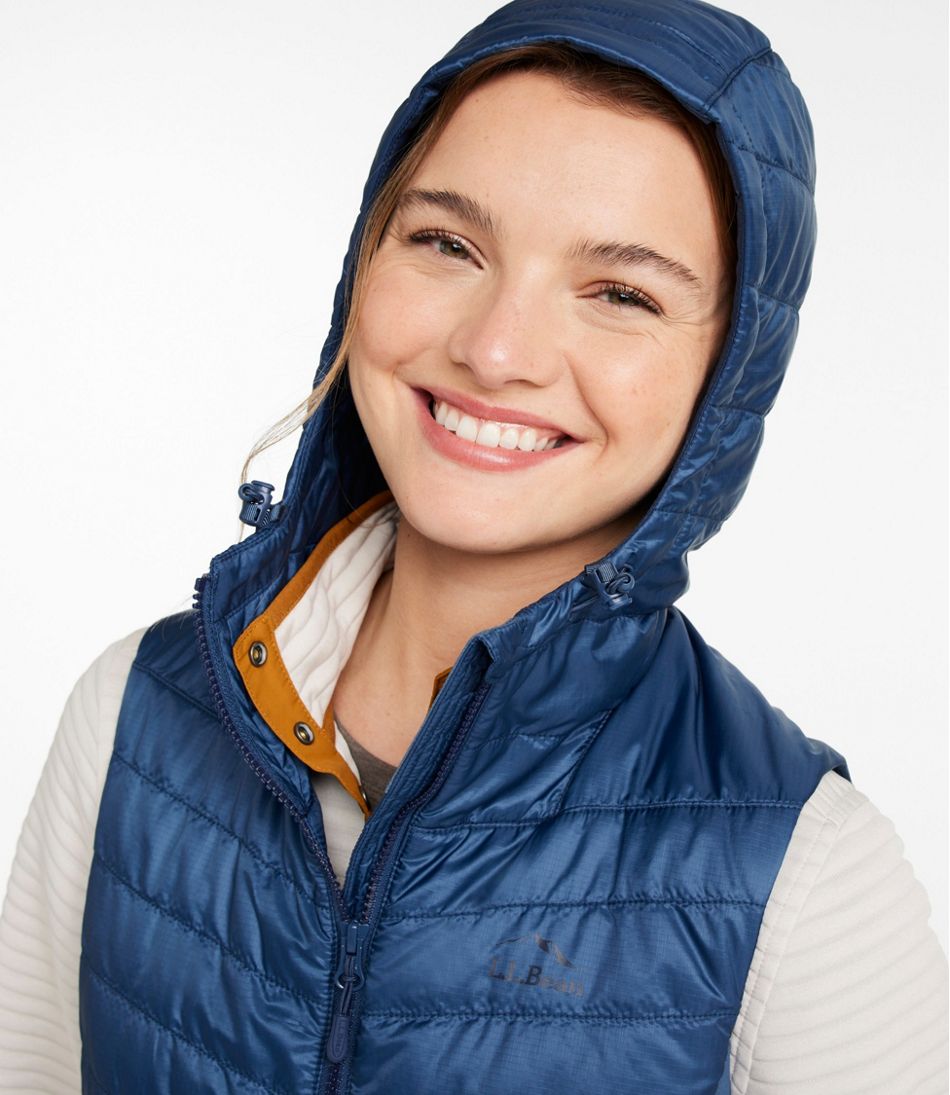 L.L.Bean Women's PrimaLoft Packaway Long Vest OUTERWEAR|SALE