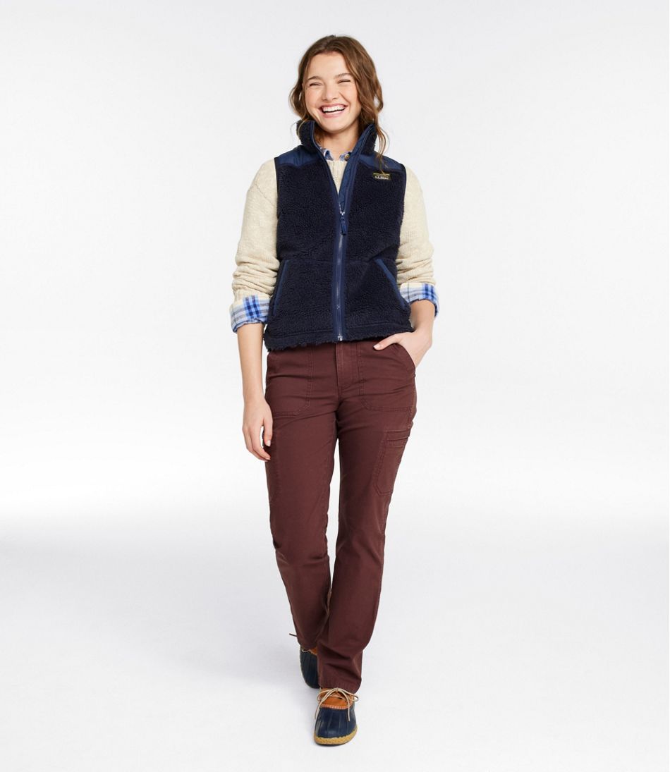L.L.Bean Women's Bean's Sherpa Fleece Vest OUTERWEAR|SALE
