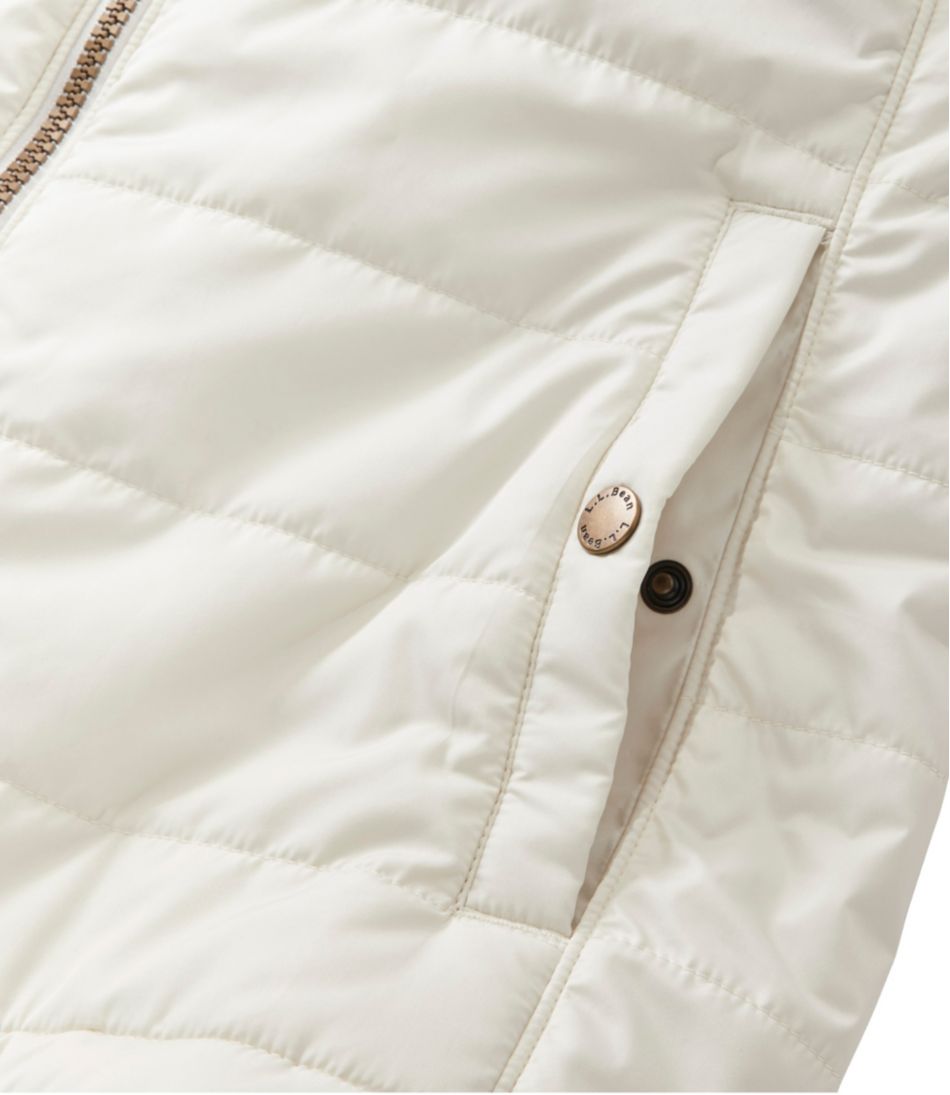 L.L.Bean Women's Mountain Classic Puffer Vest, Colorblock OUTERWEAR|SALE