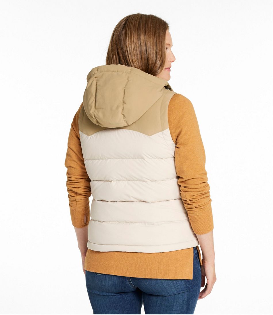L.L.Bean Women's Mountain Classic Hooded Down Vest OUTERWEAR|SALE
