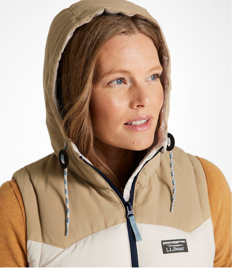 L.L.Bean Women's Mountain Classic Hooded Down Vest OUTERWEAR|SALE