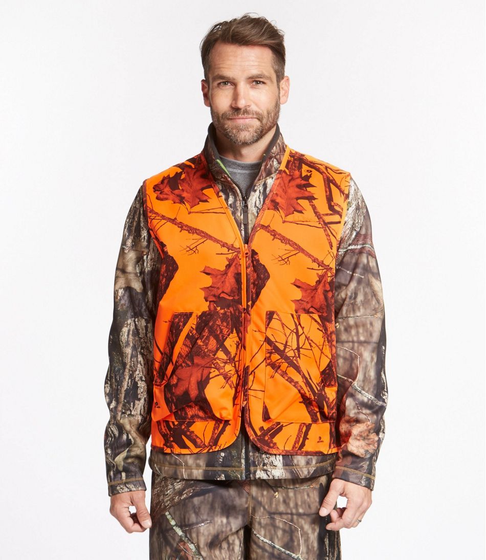 L.L.Bean Adults' Big Game Hunting Safety Vest, Camouflage OUTERWEAR|OUTDOOR EQUIPMENT