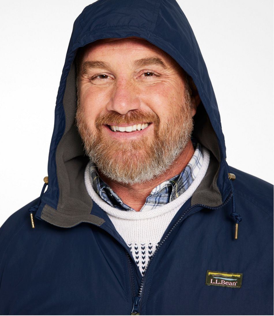 L.L.Bean Men's Insulated 3-Season Bomber Hooded Jacket OUTERWEAR