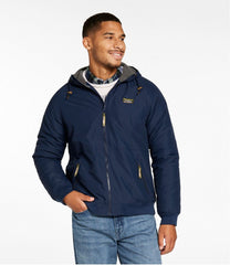L.L.Bean Men's Insulated 3-Season Bomber Hooded Jacket OUTERWEAR