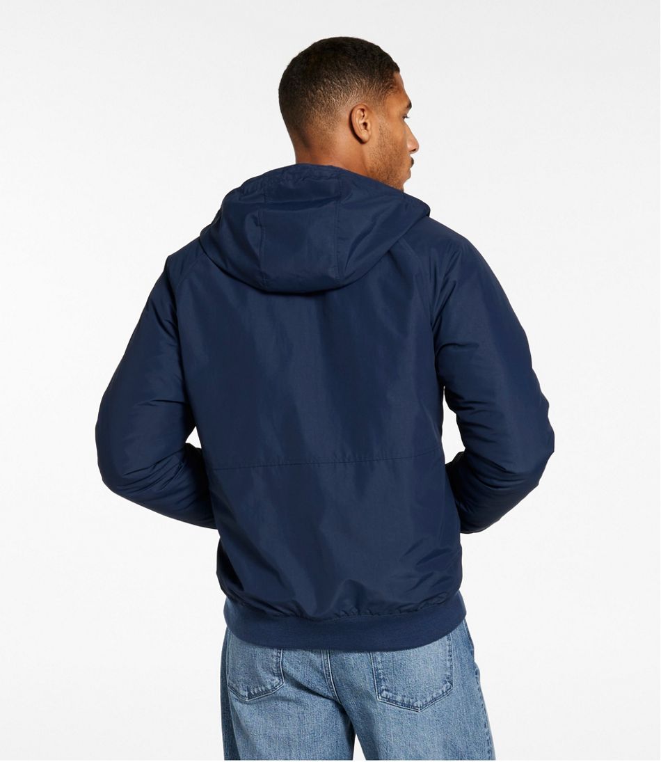 L.L.Bean Men's Insulated 3-Season Bomber Hooded Jacket OUTERWEAR