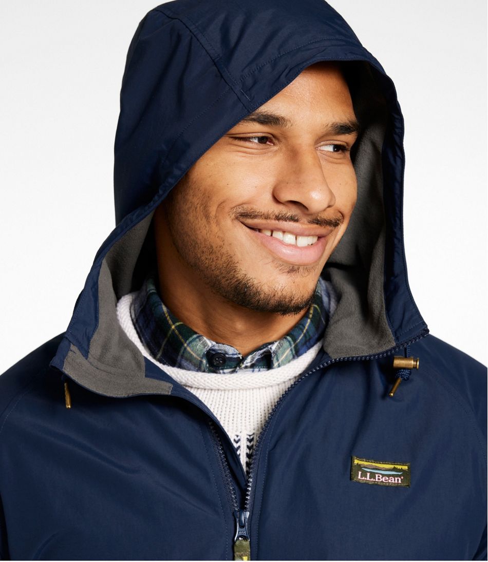 L.L.Bean Men's Insulated 3-Season Bomber Hooded Jacket OUTERWEAR