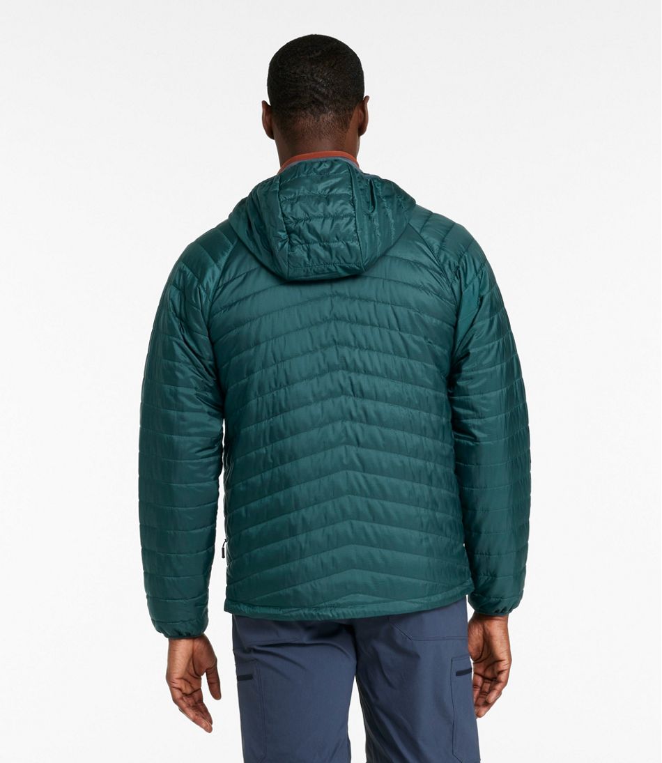 L.L.Bean Men's PrimaLoft Packaway Hooded Jacket OUTERWEAR|SALE