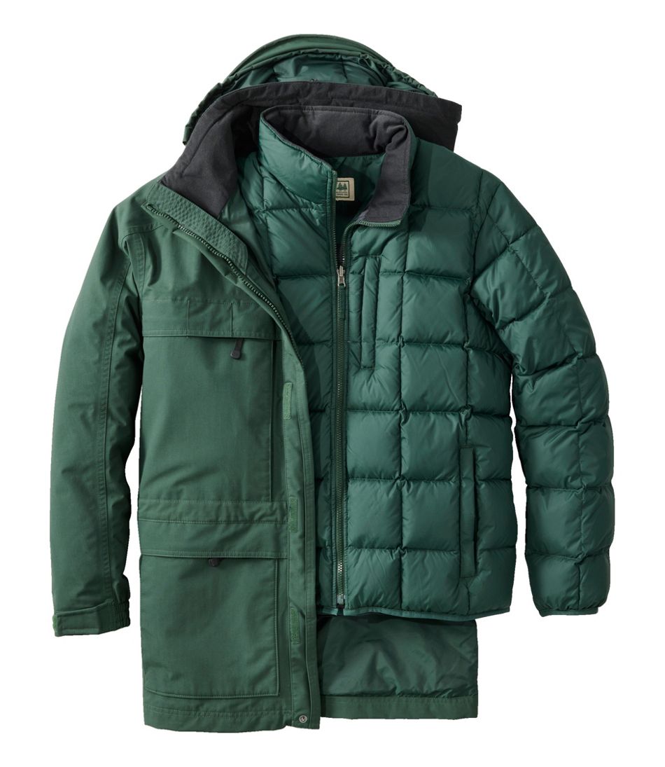 L.L.Bean Men's Maine Warden's 3-in-1 Parka with GORE-TEX OUTERWEAR
