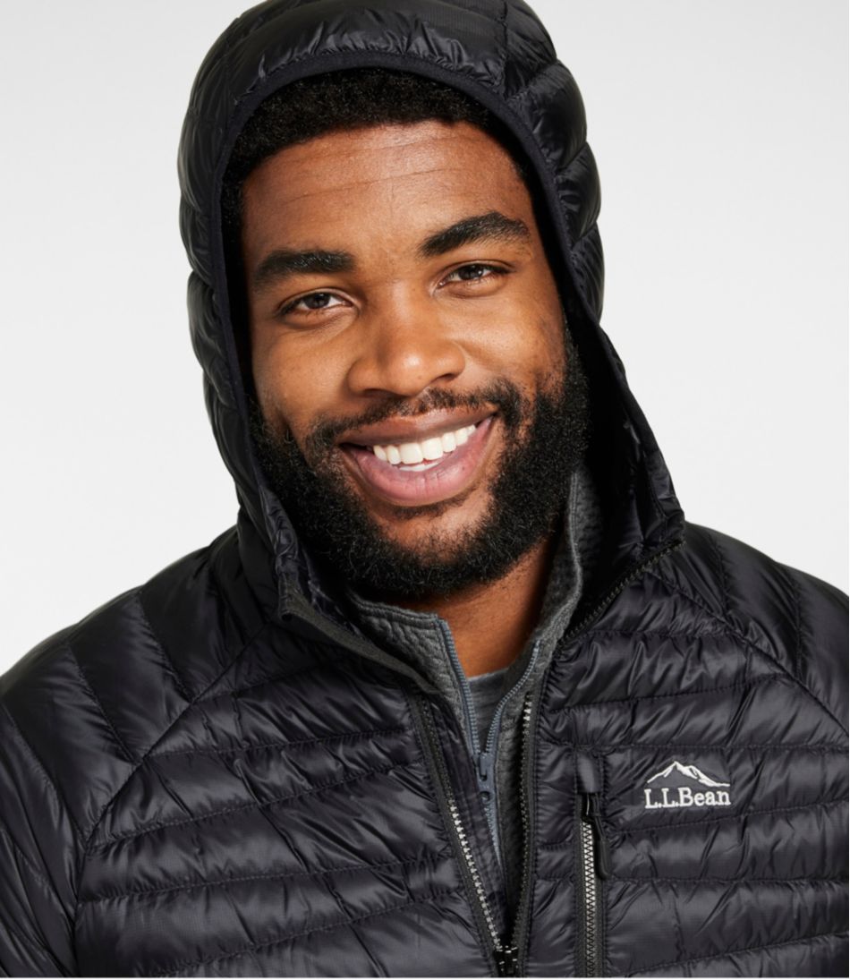 L.L.Bean Men's Ultralight 850 Down Sweater Hooded Jacket OUTERWEAR