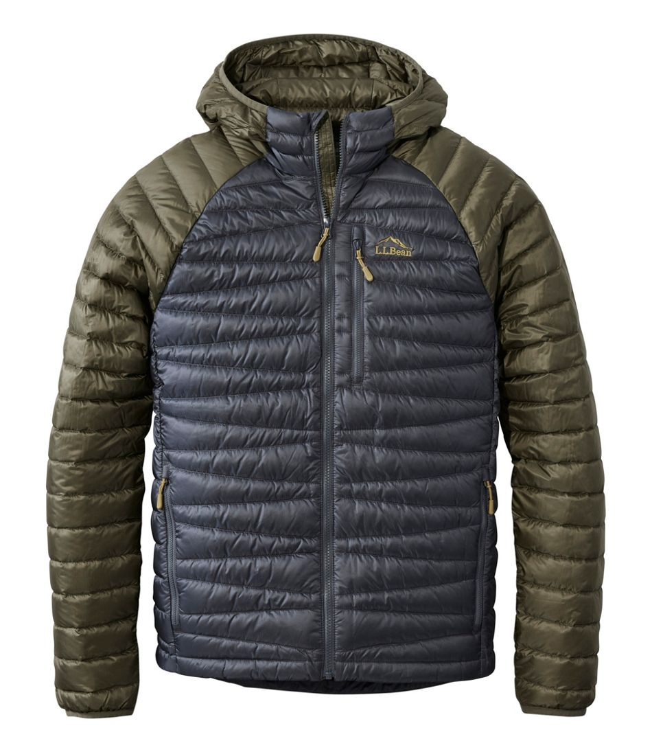 L.L.Bean Men's Ultralight 850 Down Sweater Hooded Jacket OUTERWEAR