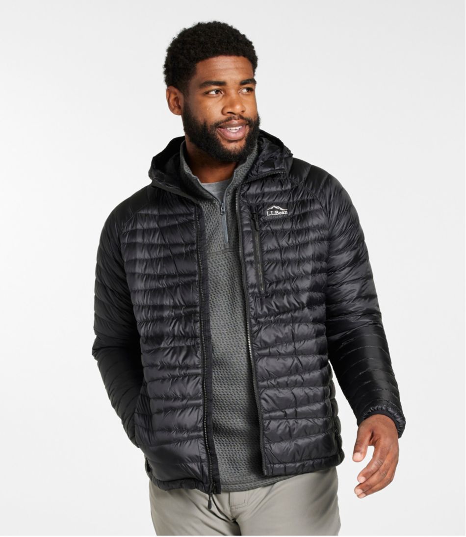 L.L.Bean Men's Ultralight 850 Down Sweater Hooded Jacket OUTERWEAR