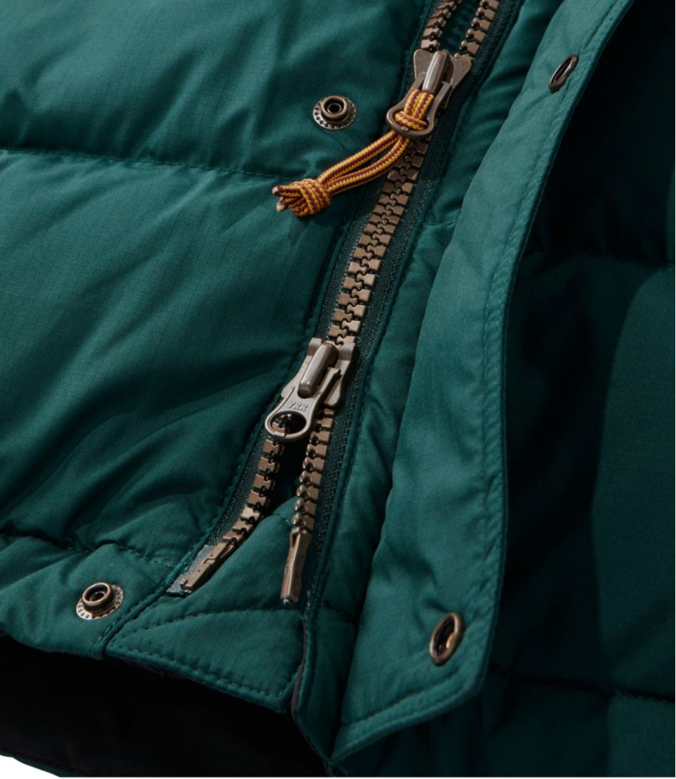 L.L.Bean Men's Mountain Classic Down Parka, Colorblock OUTERWEAR