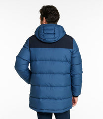 L.L.Bean Men's Mountain Classic Down Parka, Colorblock OUTERWEAR