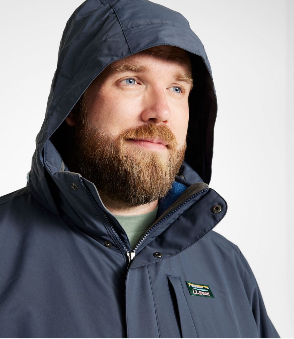 L.L.Bean Men's Sweater Fleece 3-in-1 Jacket OUTERWEAR